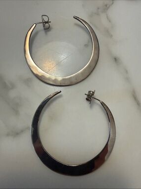 RLM studios Sterling silver hoop earrings